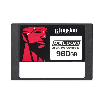 Kingston 960G (1TB Class)  DC600M (Mixed-Use) 2.5” Enterprise SATA SSD