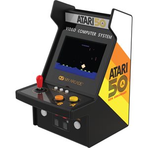 My Arcade MICRO PLAYER PRO 6.7" ATARI PORTABLE RETRO ARCADE (100 GAMES IN 1)  Black