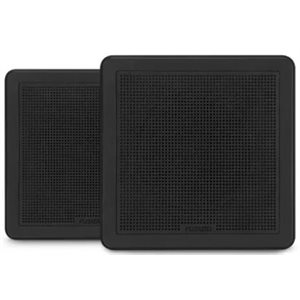 Garmin Fusion FM Series Marine Speakers, 7.7" 200-Watt Square Black Flush Mount (Pair)