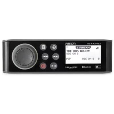 Garmin Fusion RA70 Series Marine Stereos, MS-RA70NSX Marine Stereo with NMEA 2000 and SiriusXM-Ready