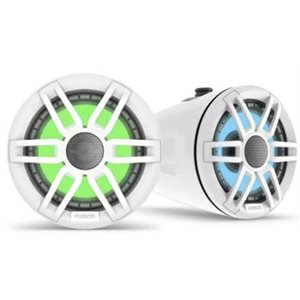 Garmin Fusion XS Series Marine Wake Tower Speakers, 6.5" 200-Watt Sports White with RGB LED Lighting