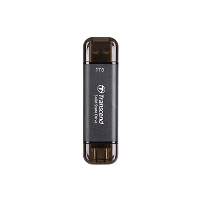 Clé USB/SSD Transcend 256Go ESD310C USB 10Gbps USB-A et USB-C