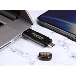 Clé USB/SSD Transcend 256Go ESD310C USB 10Gbps USB-A et USB-C