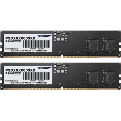 Patriot Signature Series DDR5 32GB (2 x 16GB) 4800MHz (PC5-38400) CL40 UDIMM Dual Kit