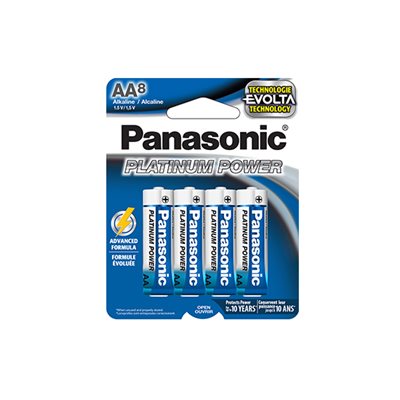 PANASONICPlatinumPowerAAAlkalineBattery8Pack(LR6XE8B)