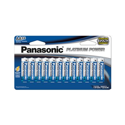 PANASONICPlatinumPowerAAAlkalineBattery24Pack(LR6XE24B)