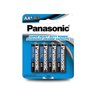 PanasonicUM3NPA4BCASuperHeavyDutyAABatteries-4Pack