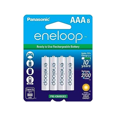 PanasonicEneloopPackof8AAARechargeableNi-MHBatteries