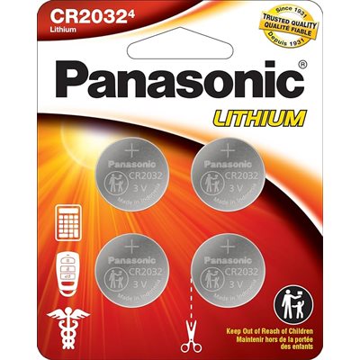 PANASONICCR20323VLithiumCoinCellBattery4Pack