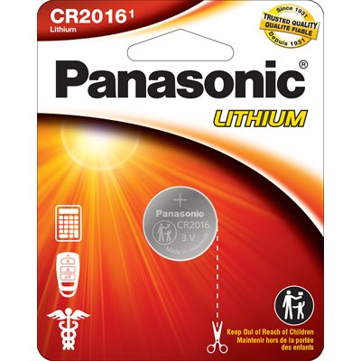 PANASONICCR20163VLithiumCoinCellBattery1Pack