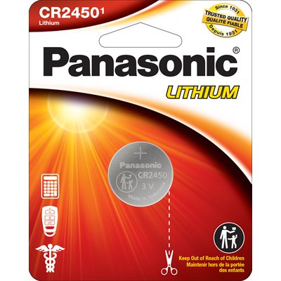 PanasonicCR24503.0VoltLithiumCoinCellBatteries-1Pack