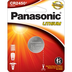 PanasonicCR24503.0VoltLithiumCoinCellBatteries-1Pack