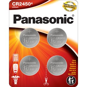 PanasonicCR24503.0VoltLithiumCoinCellBatteries-4Pack