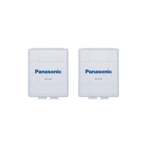 PanasoniceneloopBatteryStorageCasesw/4AAor5AAABatteryCapacityClear2Pack