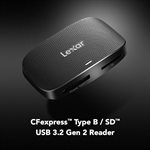 Lexar CFexpress Type B & SD USB 3.2  Gen2 Reader