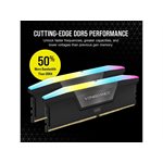 Corsair VENGEANCE RGB 32GB (2x16GB) DDR5 DRAM 6400MT/s C32 Memory Kit — Black