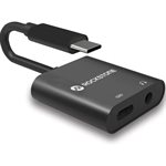 Rockstone - USB Type C to 3.5 mm Earphone & Charger Adapter