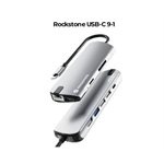 Rockstone - USB-C 9-in-1 Hub