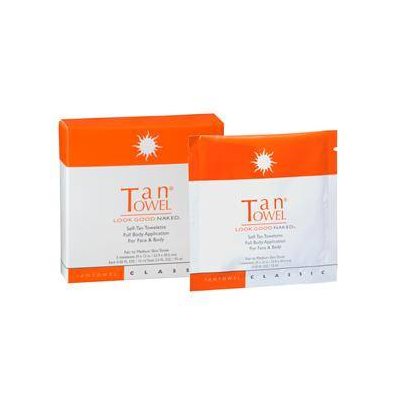 TAN TOWEL CLASSIC FULL BODY Self Tanning Towelettes 5 Pack FBCL5