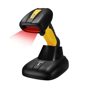 Adesso Bluetooth Antimicrobial Waterproof  CCD Barcode Scanner
