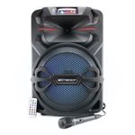 Emerson - Enceinte de fête Bluetooth portable 12'' avec lumières disco