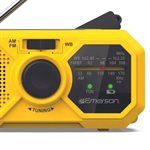 Emerson - Radio AM/FM d'urgence ER-7050 avec bande météo et batterie externe