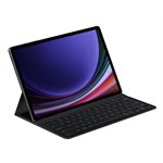 Samsung - Keyboard Book Cover Case for Galaxy Tab S9+/S9FE+ - Black