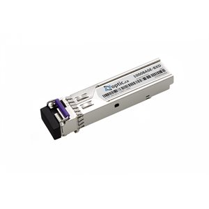 Optic.ca 1000BASE-BX SFP, TX: 1490NM, RX: 1310NM, 10KM, DDM, T-TEMP, 100% EXTREME NETWORKS COMPATIBL