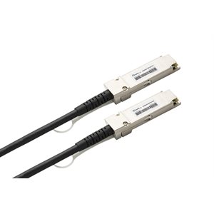 Optic.ca 100GBASE-QSFP28 PASSIVE COPPER CABLE, 0.5 METER LENGTH, 100% DELL COMPATIBLE