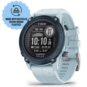 Garmin Descent G1 Solar - Ocean Edition, Azure