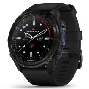 Garmin Descent Mk3i – 51 mm, Carbon Gray DLC Titanium with Black Silicone Band