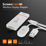 j5create ScreenCast 4K Wireless Adapter Screen Cast from Mobile Phone, Tablet, or Laptop Support