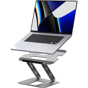 j5create Multi-Angle Aluminum Laptop Stand, Ergonomic Notebook Riser