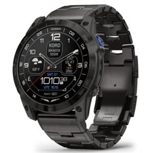 Garmin D2 Mach 1 Pro, Aviator Smartwatch with Vented Titanium Bracelet