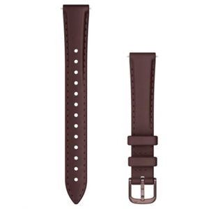 Garmin Lily 2 Bands (14 mm), Mulberry Leather with Dark Bronze Hardware