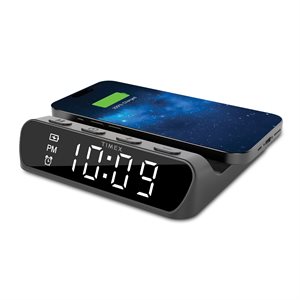 TIMEX TW14B Wireless Charging Alarm Clock