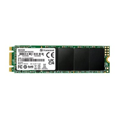 Transcend 960GB, M.2 2280 SSD, SATA3 B+M Key, TLC