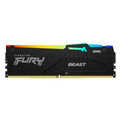 Kingston 16GB 6000MT/s DDR5 CL30 DIMM (Kit of 2) FURY Beast RGB XMP