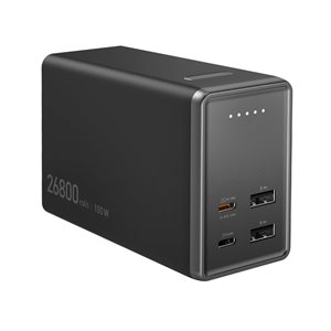 j5Create Batterie externe de 26800mAh PD 100W 4 ports