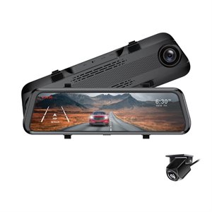 myGEKOgear Oribit D100 10"  Rearview Mirror 1080P Dash Camera and Back Up Camera