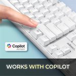 Adesso Multi-OS Illuminated Mechanical Keyboard With CoPilot Ai Hotkey