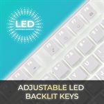 Adesso Multi-OS Illuminated Mechanical Keyboard With CoPilot Ai Hotkey