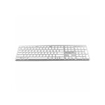 Adesso USB-C Multi OS Scissor Switch Keyboard With CoPilot Ai Hotkey White