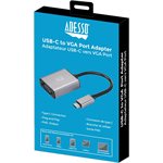 Adesso USB C to VGA Adapter at 1080P/60Hz