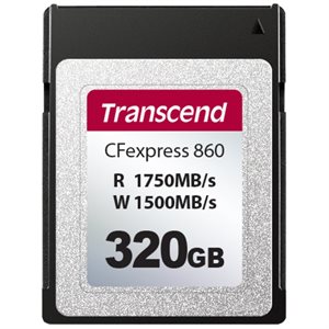 Transcend 320GB, CFExpress Card Gen3x2,  SLC mode