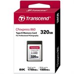 Transcend 320GB, CFExpress Card Gen3x2,  SLC mode