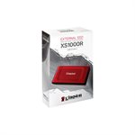 KINGSTON 1TB XS1000 Red External USB 3.2 Gen 2 Portable SSD