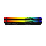 Kingston 32GB 6000MT/s DDR5 CL36 DIMM (Kit of 2) FURY Beast RGB Black EXPO