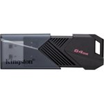 Kingston 64GB Portable USB 3.2 Gen 1 DataTraveler Exodia Onyx