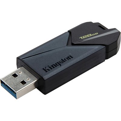 Kingston 128GB Portable USB 3.2 Gen 1 DataTraveler Exodia Onyx